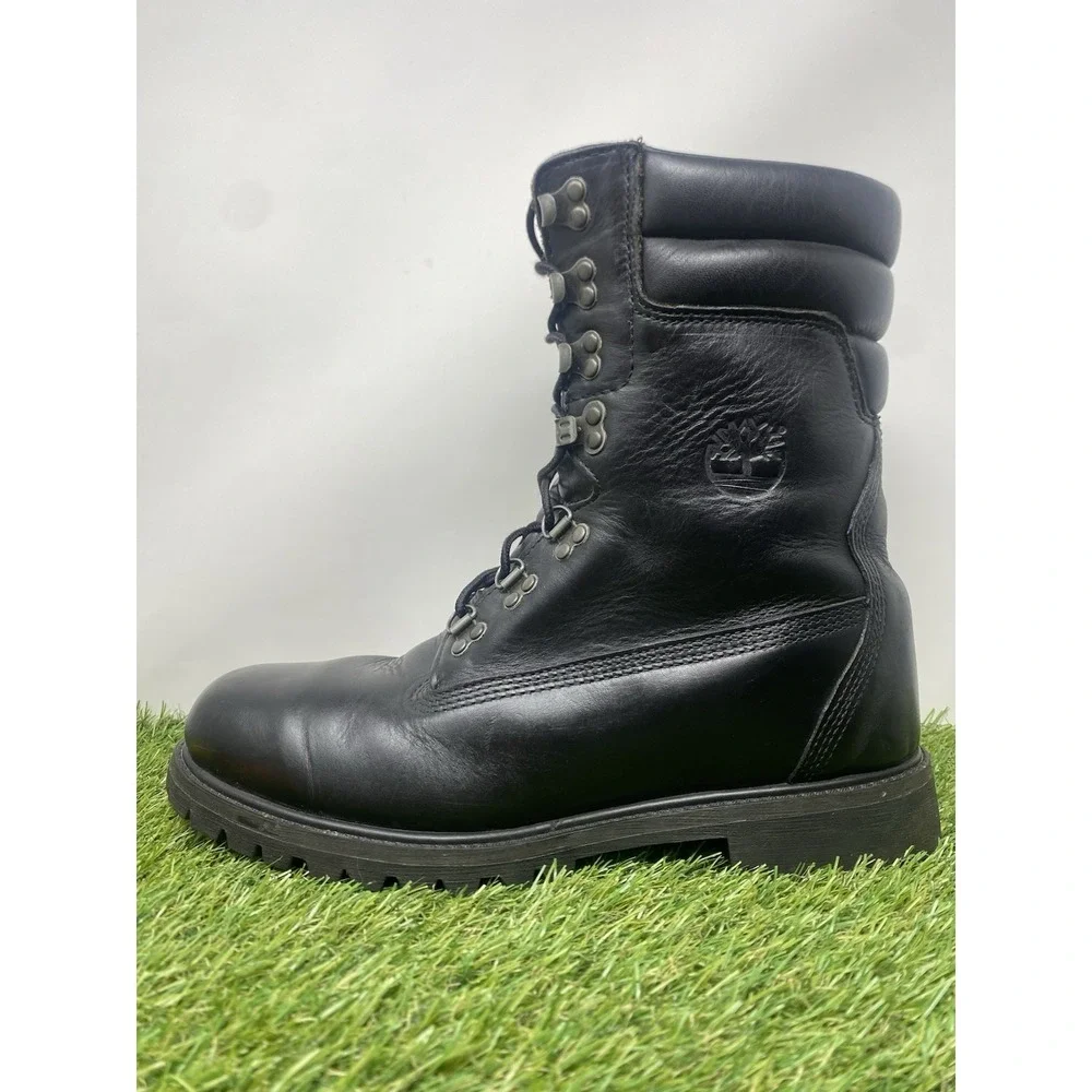 Timberland 40 Below Super Boots Black Mens Sz 11.5 Combat Rare Horween Vibram